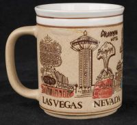 Las Vegas Nevada Hotels Stoneware Coffee Mug